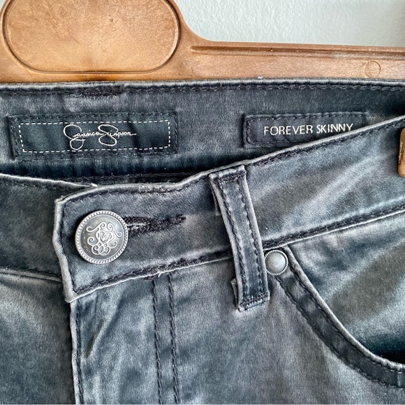 Jessica Simpson Gray Satin Pants Size 27 - Picture 3 of 7